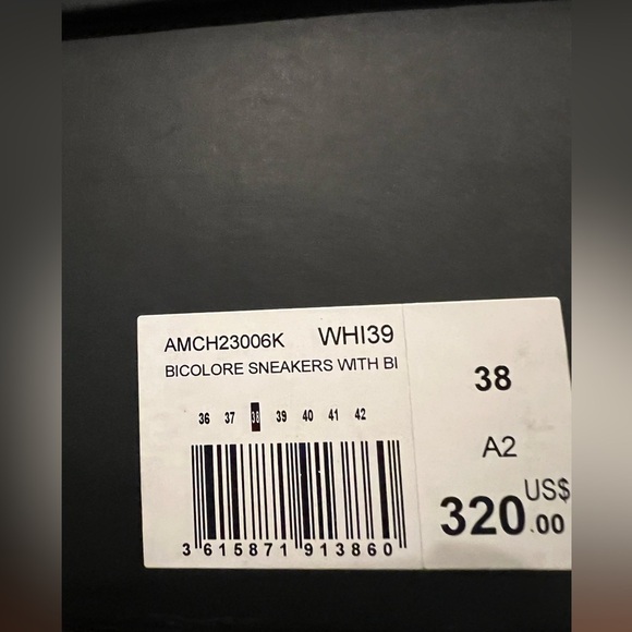 The Kooples Paris WHITE SNEAKERS WITH PLATFORM SOLE NIB size 38/7 women’s - Picture 13 of 14